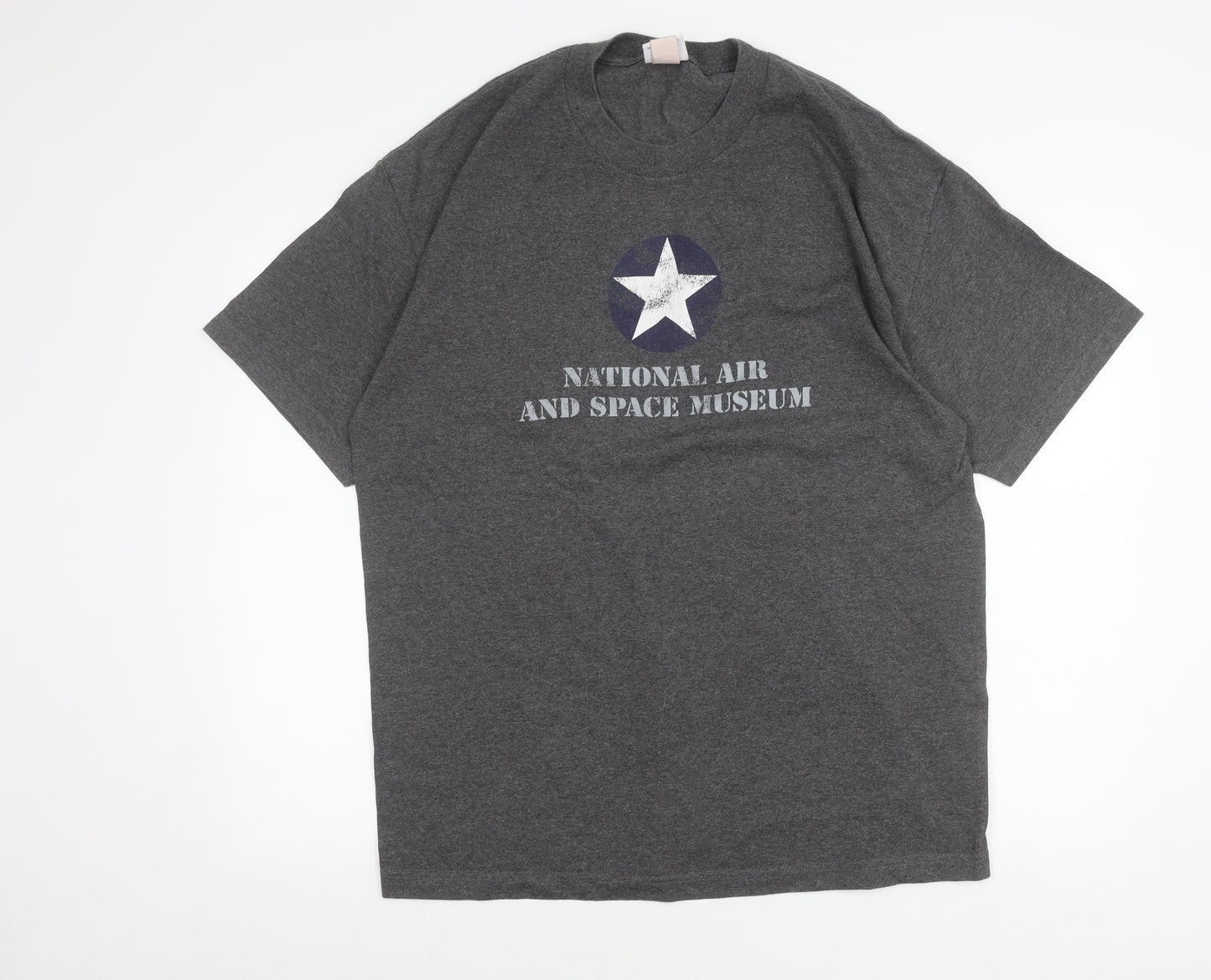 Smithsonian Men’s Grey XL Graphic T-Shirt National Air & Space Museum