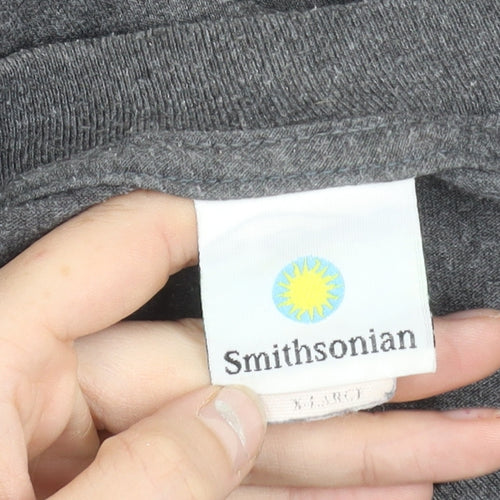 Smithsonian Men’s Grey XL Graphic T-Shirt National Air & Space Museum