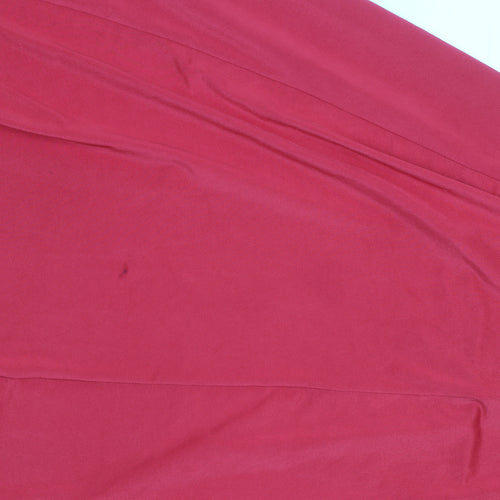 Lipsy Women Red Maxi Evening Dress Size 6 V-Neck Ruched Formal