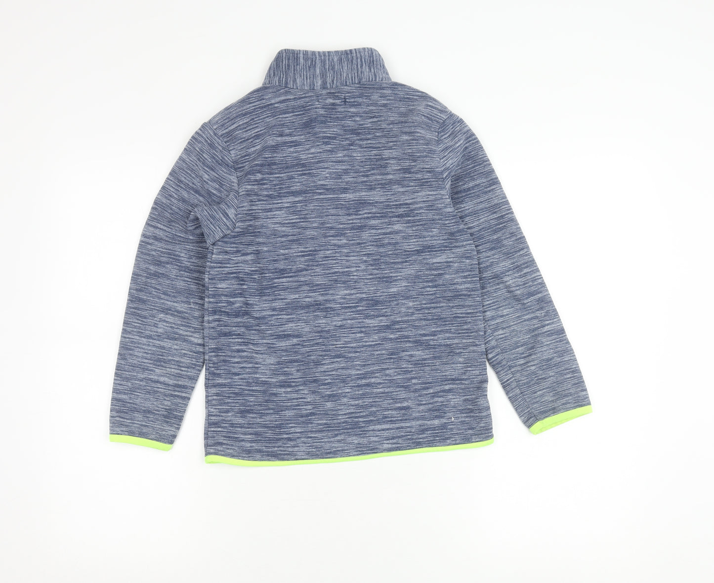 Tissaia Boys Blue Full Zip Fleece Jacket 10 Years Polyester Casual