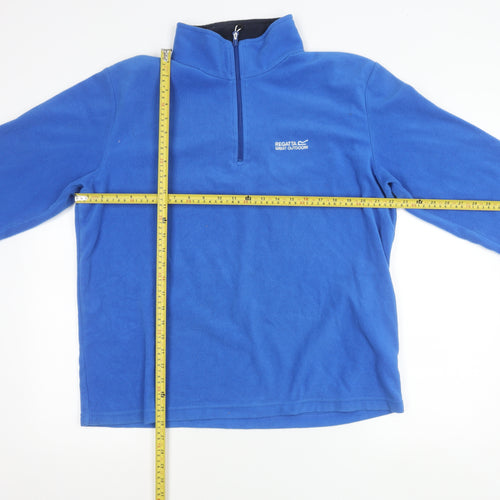 Regatta Mens Blue XL Fleece Pullover Sweatshirt Outdoor Zip Top