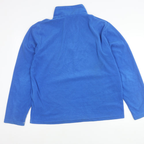 Regatta Mens Blue XL Fleece Pullover Sweatshirt Outdoor Zip Top