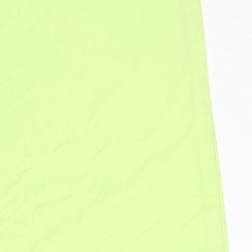 H&M Womens Green Bodycon Midi Dress Size 8 Sleeveless Stretchy