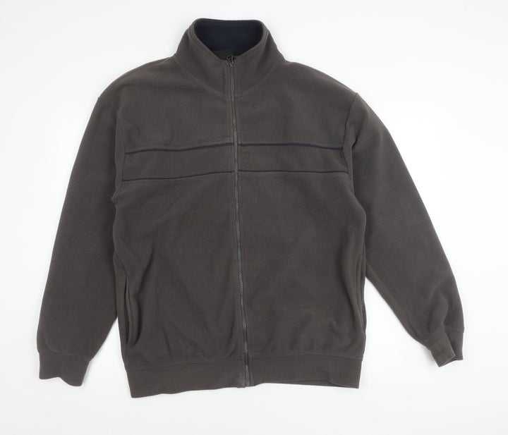 BHS Men’s Grey Fleece Full Zip Jacket Medium 38-40in