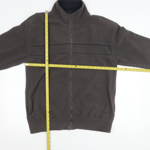 BHS Men’s Grey Fleece Full Zip Jacket Medium 38-40in