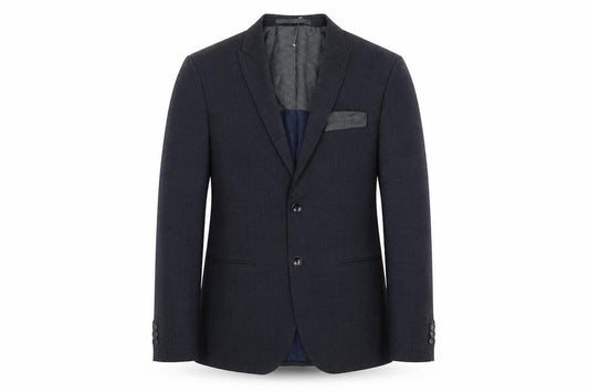 Marks and Spencer Men's Grey Wool Blend Blazer Jacket 38in M