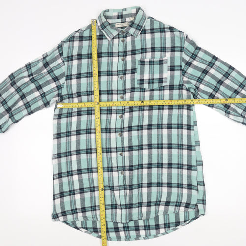 Brave Soul Womens Plaid Flannel Button-Up Shirt Size M Multicoloured