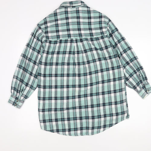 Brave Soul Womens Plaid Flannel Button-Up Shirt Size M Multicoloured
