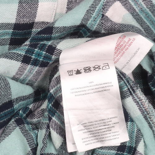 Brave Soul Womens Plaid Flannel Button-Up Shirt Size M Multicoloured