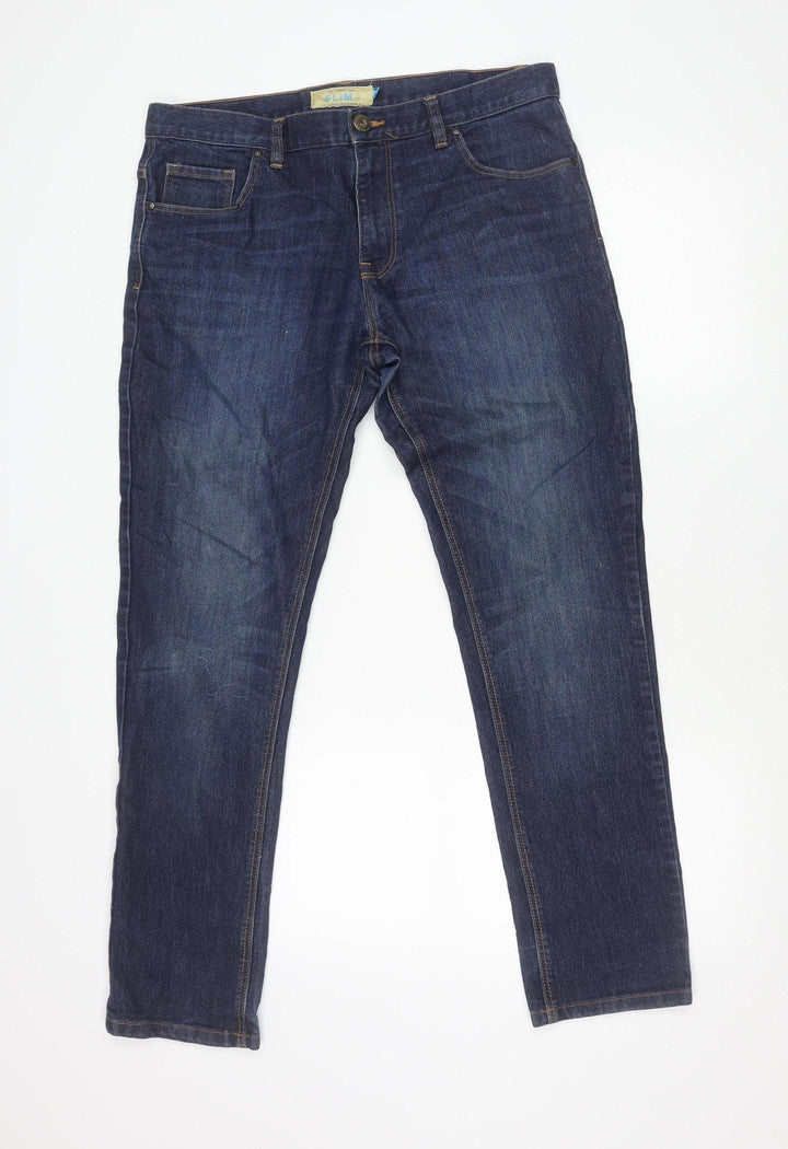 Next Teens Blue Slim Fit Jeans 24R Waist 24in Straight Leg