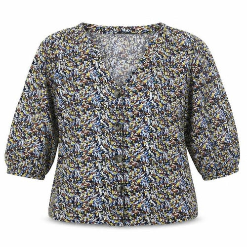 Next Women’s Multicoloured Floral Blouse Size 12 Viscose 3/4 Sleeve
