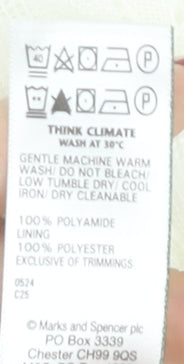 Marks and Spencer Women’s Ivory Lace Tunic Blouse Size 14