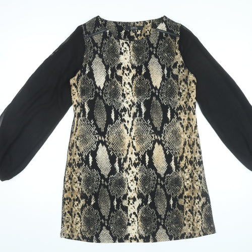 Star by Julien Macdonald Women’s Snake Print Shift Dress Size 12
