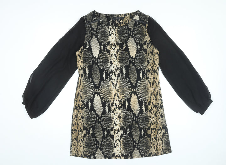 Star by Julien Macdonald Women’s Snake Print Shift Dress Size 12
