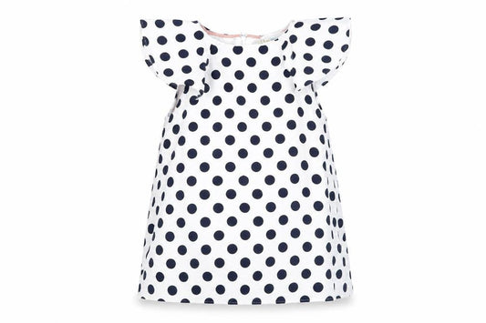 Front view of Boden women’s white polka dot viscose blouse uk 8