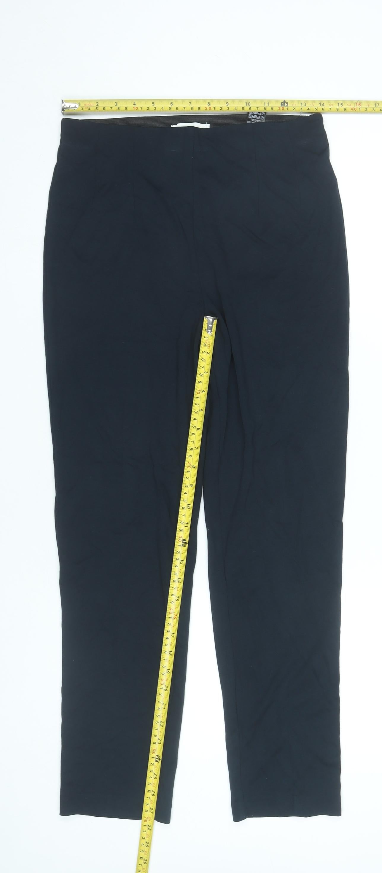 Marks and Spencer Women’s Black Size 10 Regular Stretch Leggings