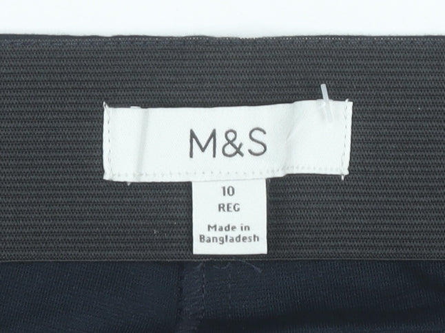 Marks and Spencer Women’s Black Size 10 Regular Stretch Leggings