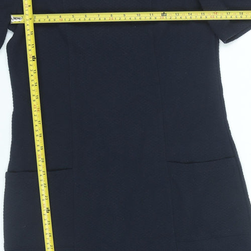White Stuff Women’s Black Shift Dress Size 10 Knee Length Workwear