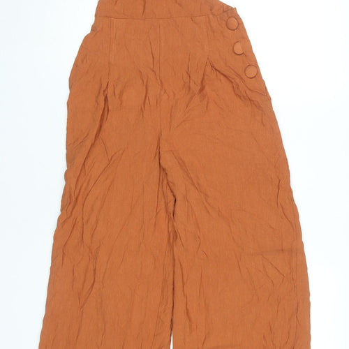 ASOS Women’s Brown Jumpsuit UK 10 Wide-Leg Sleeveless Summer Outfit