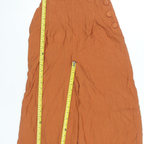 ASOS Women’s Brown Jumpsuit UK 10 Wide-Leg Sleeveless Summer Outfit