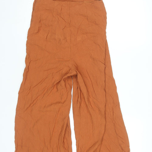 ASOS Women’s Brown Jumpsuit UK 10 Wide-Leg Sleeveless Summer Outfit