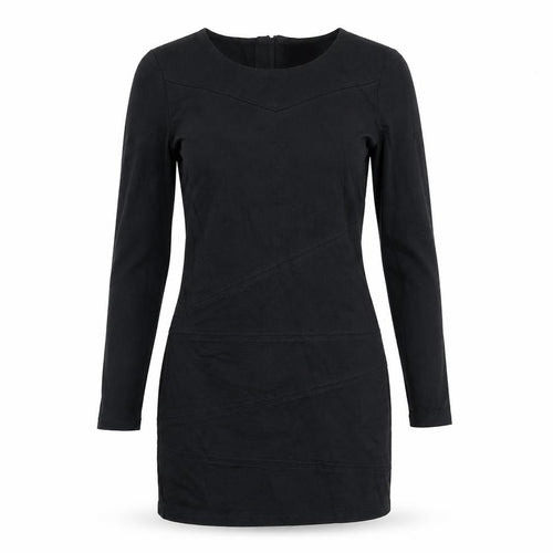 Esprit Women's Black Bodycon Dress M Long Sleeve Knee Length