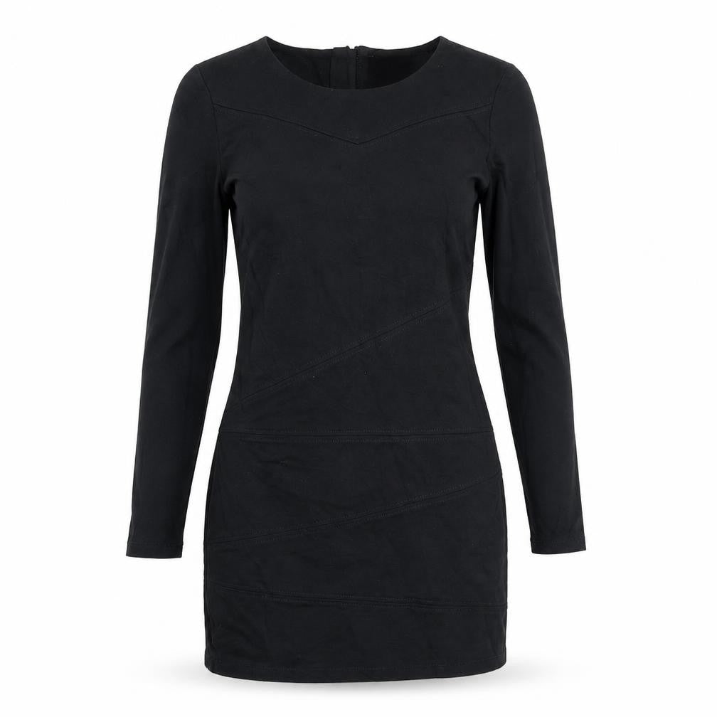 Esprit Women's Black Bodycon Dress M Long Sleeve Knee Length