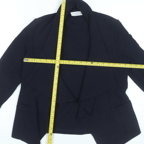 Wallis Women’s Black Size 8 Blazer Jacket Workwear Casual