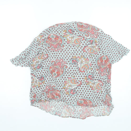 Marks and Spencer Women’s Multicoloured Paisley Viscose Blouse UK 14