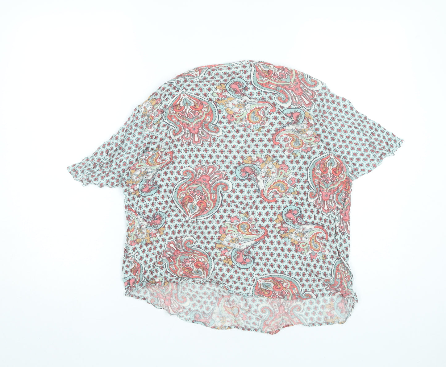 Marks and Spencer Women’s Multicoloured Paisley Viscose Blouse UK 14
