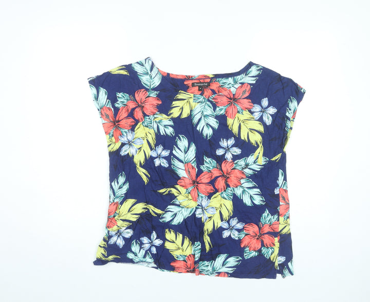 Bonmarché Womens Multicoloured Floral Tunic Blouse Size 16