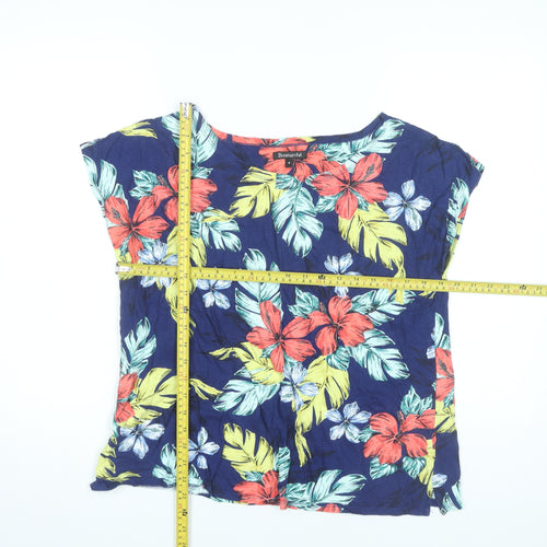 Bonmarché Womens Multicoloured Floral Tunic Blouse Size 16