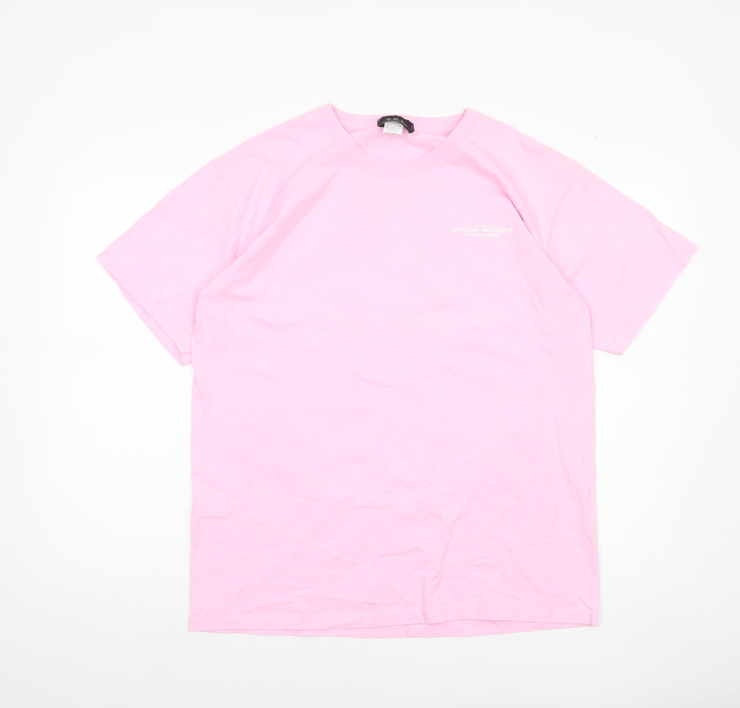 T.F.L Men’s Pink Limited Edition Graphic T-Shirt Size S