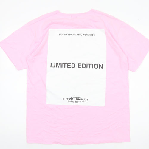 T.F.L Men’s Pink Limited Edition Graphic T-Shirt Size S