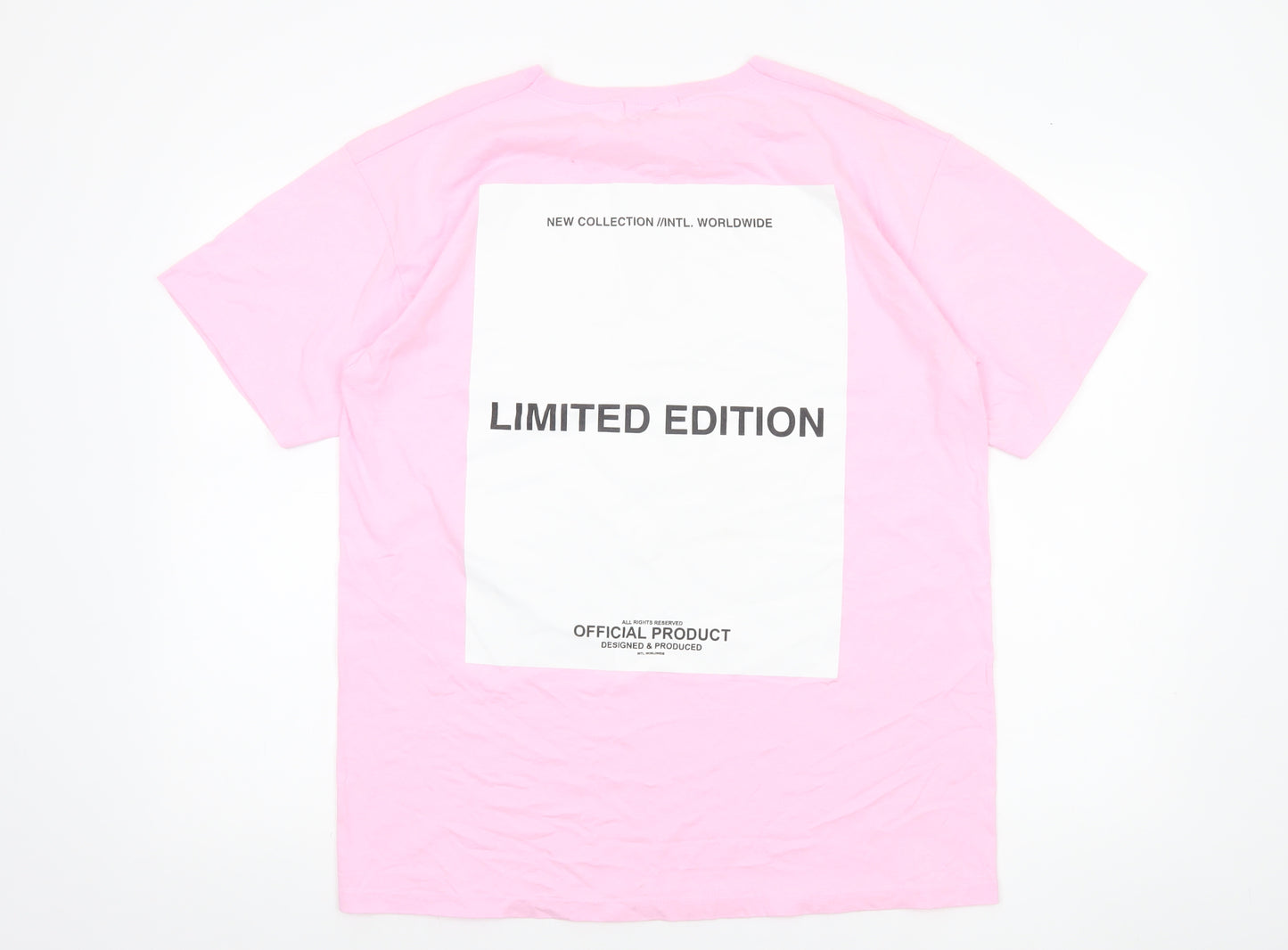 T.F.L Men’s Pink Limited Edition Graphic T-Shirt Size S
