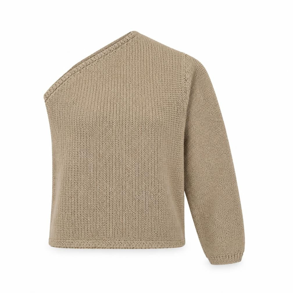 Marks and Spencer Women’s Beige XS V-Neck Chunky Knit Pullover Jumper