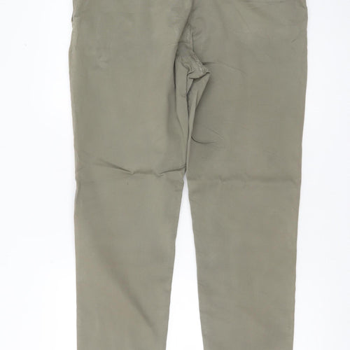 Edmond Studios Womens Beige Chino Trousers Size 16 Regular Fit