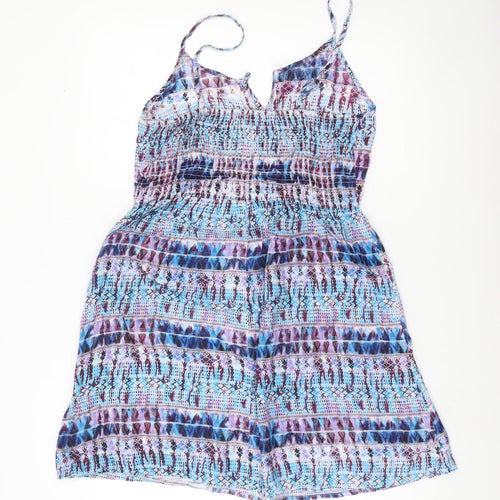 Kasa Women’s Multicoloured Size 12 Viscose Slip Dress Summer Boho