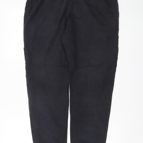 Champion Men’s Black Jogger Sweatpants L Regular Fit Logo Sportswear