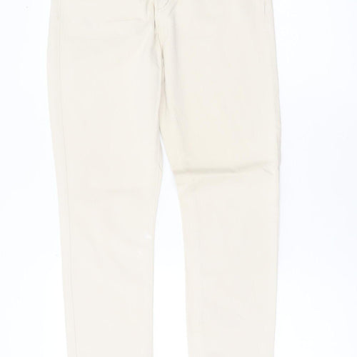 Mint Velvet Women’s Beige Slim Chino Trousers Size 12
