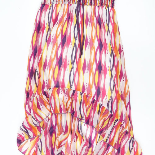 Teeze Me Women’s Multicoloured Size 8 Hi-Low Slip Dress