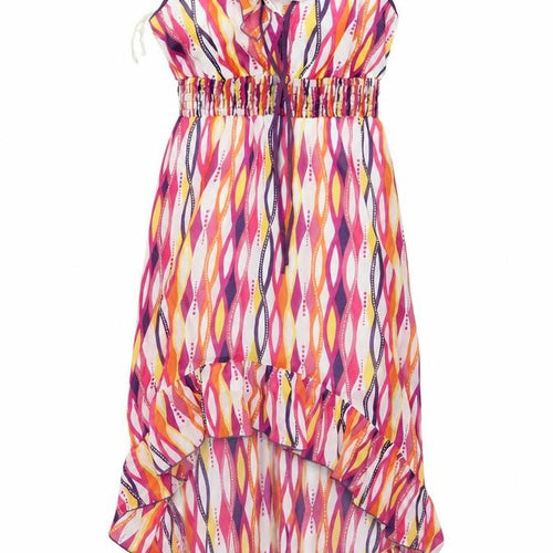 Teeze Me Women’s Multicoloured Size 8 Hi-Low Slip Dress