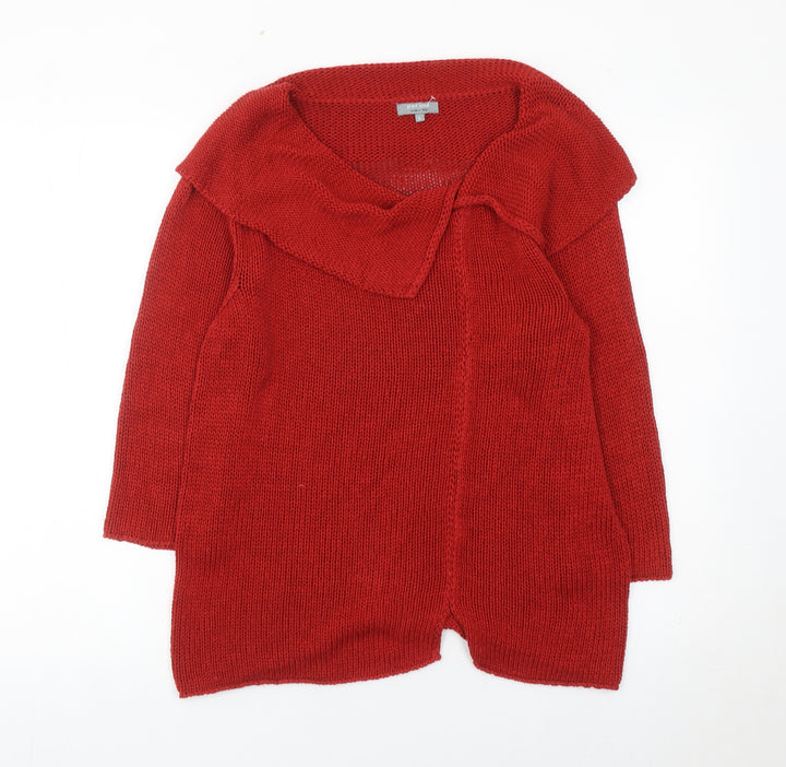 Marks and Spencer Women’s Red Cotton Knit Cardigan L