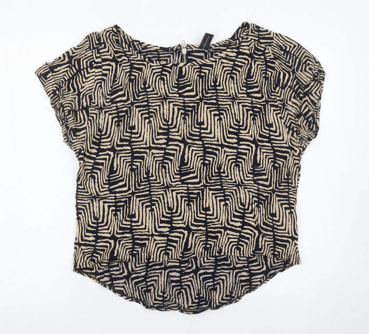Izabel London Women’s Multicoloured Geometric Blouse Size 12