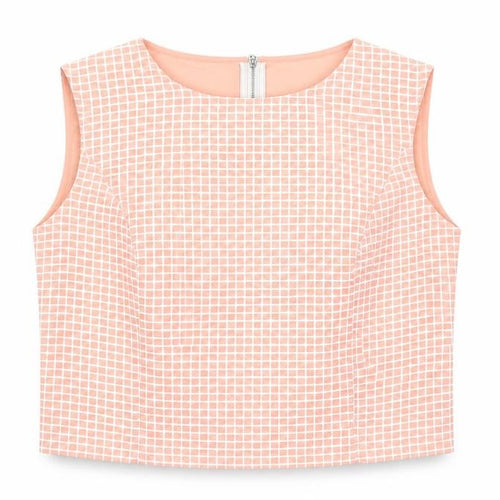Marks and Spencer Womens Pink Petite Blouse UK 10 Sleeveless