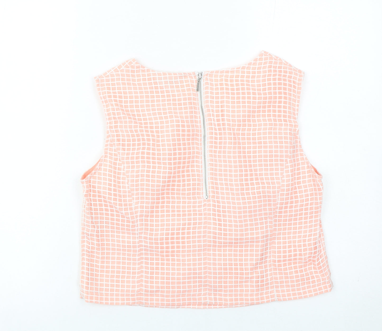 Marks and Spencer Womens Pink Petite Blouse UK 10 Sleeveless