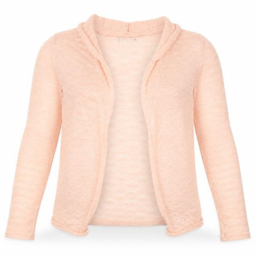 Oasis Womens Pink M Open Knit Lightweight Cardigan Long Sleeve