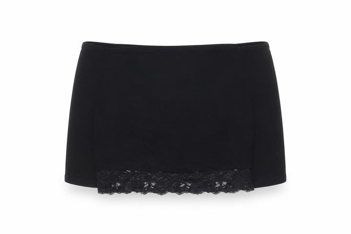 Miss Selfridge Women’s Black Cropped Lace Off Shoulder Top Size 10