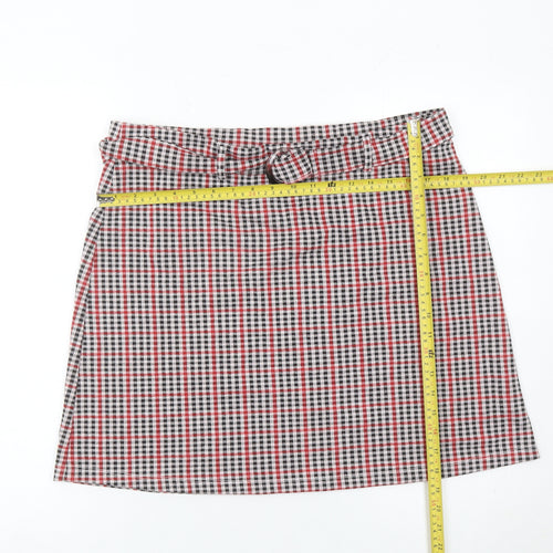 Very Women’s Multicoloured Check A-Line Knee Length Skirt Size 18