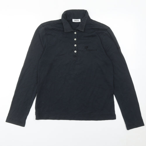 Ashworth Men’s Black Long Sleeve Golf Polo Shirt Size S